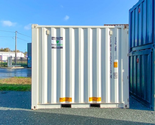 Container 10 pieds blanc maritime avec plaque CSC valide