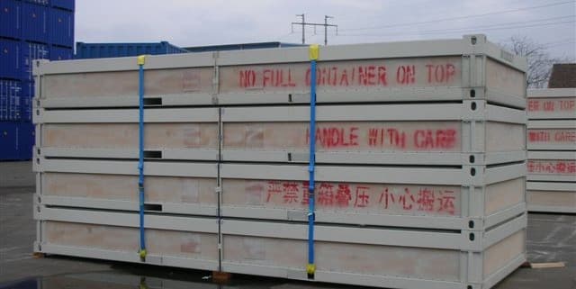 Flat pack container