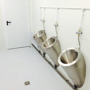 container urinoires inox