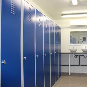 container vestiaires