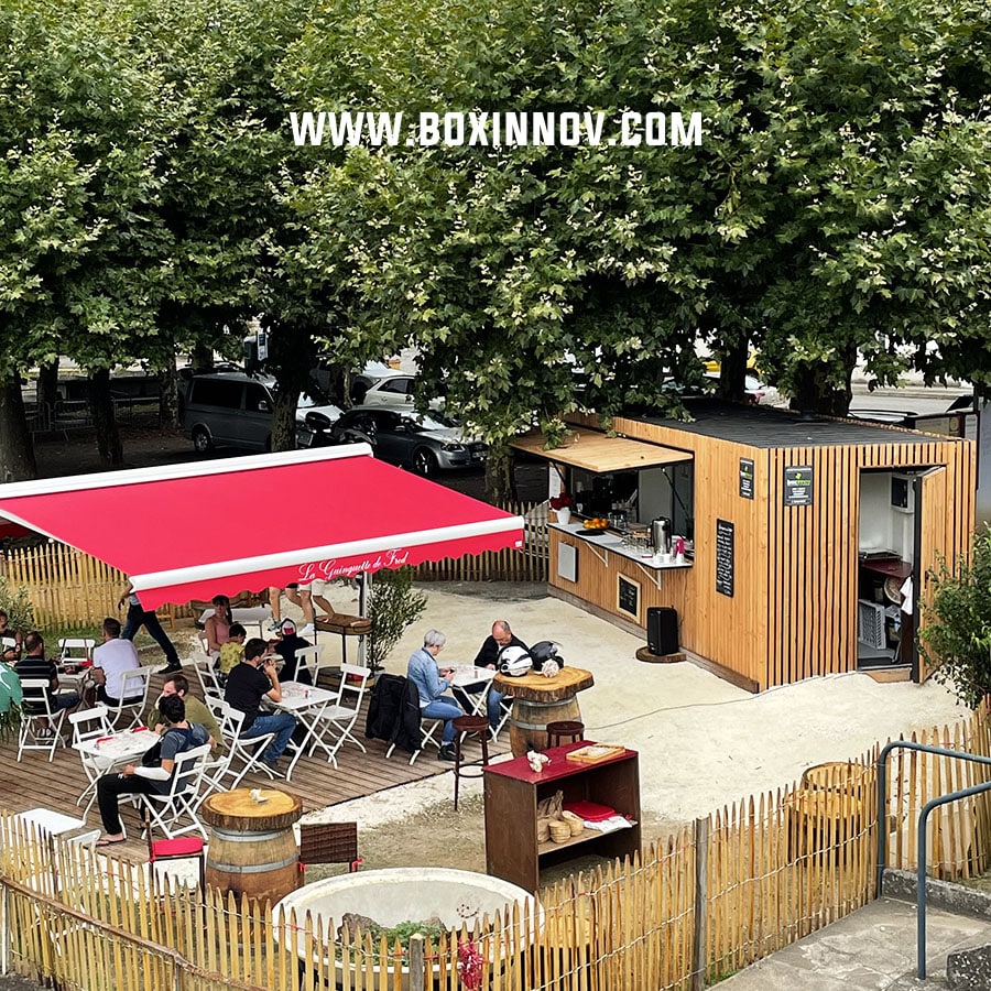 Container snack Food Truck Conteneur Restaurant Boxinnov