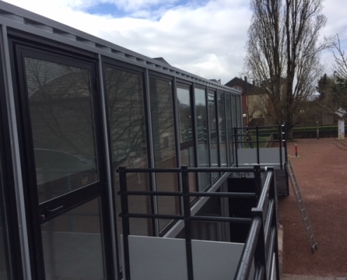 club house en container