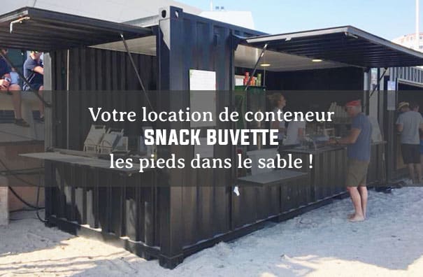 location conteneur snack buvette boxinnov