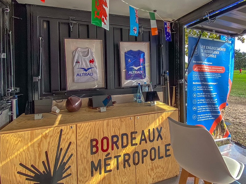 Bordeaux métropole ; le container itinérant