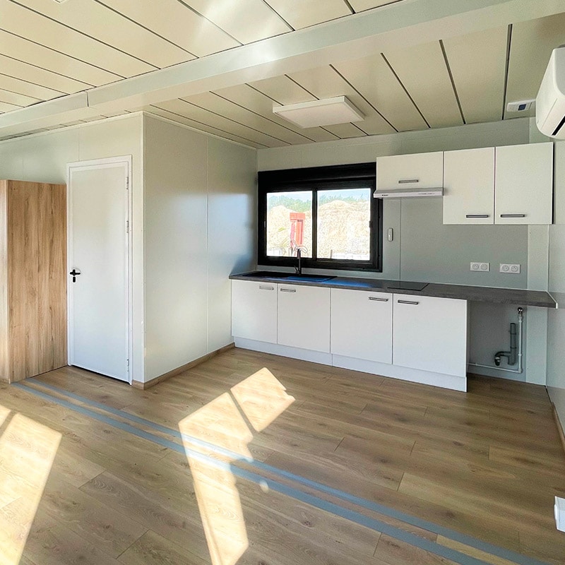 découvrez nos bungalows aménagés en base de vie