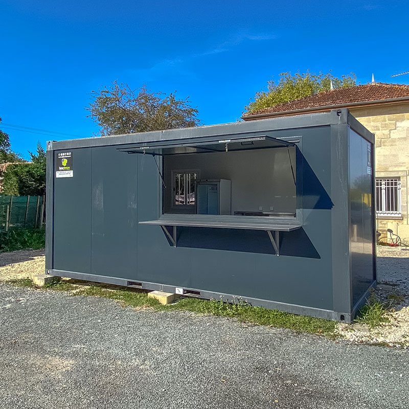 Préfabriqué pour restauration modulaire