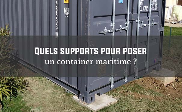 comment poser container maritime