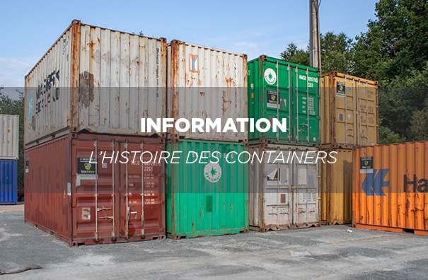 l'histoire des containers