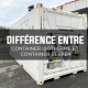 Photo d'un container réfrigéré afin d'expliquer la différence entre un container reefer et un conteneur isotherme
