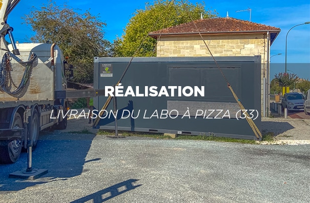 réalisation d'un bungalow snack à pizza