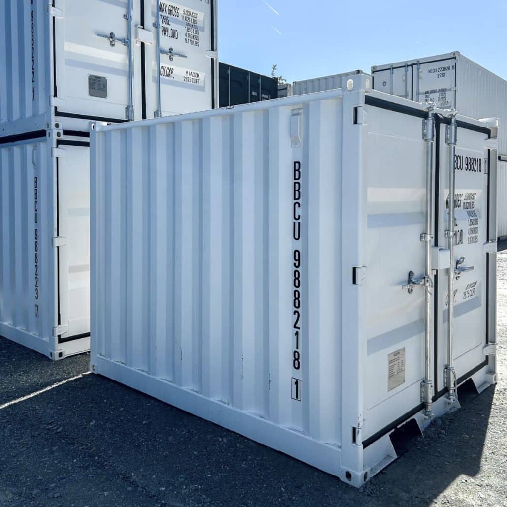 container maritime blanc 6 pieds premier voyage