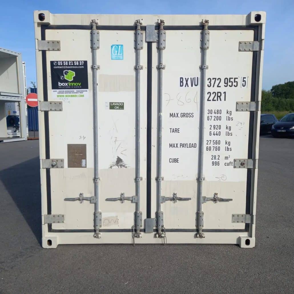 conteneur reefer occasion 20 pieds achat