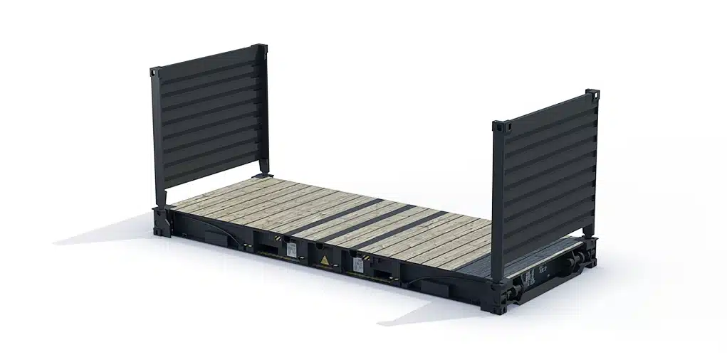 Container de 20 pieds flat rack