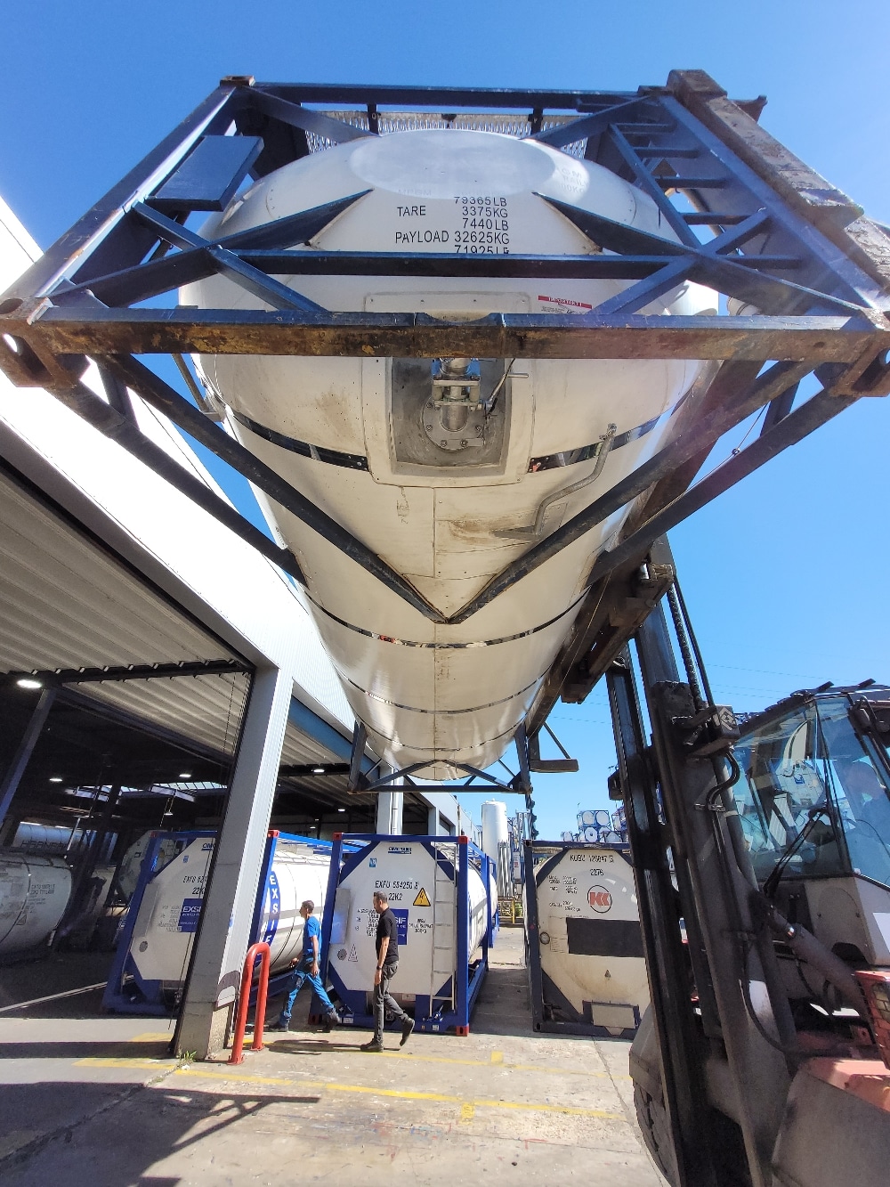 container citerne chimique