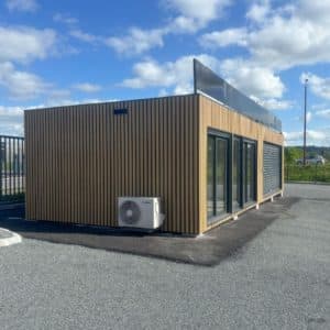 espace modulaire pour chantier, idéal pour stockage, accueil client