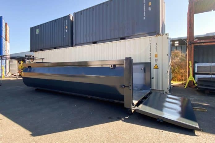 Benne prévention incendie en acier renforcé