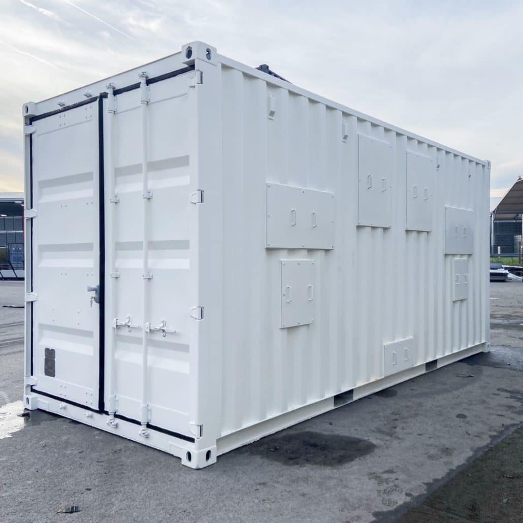 Container phytosanitaire sécurisé pour stockage de produits chimiques