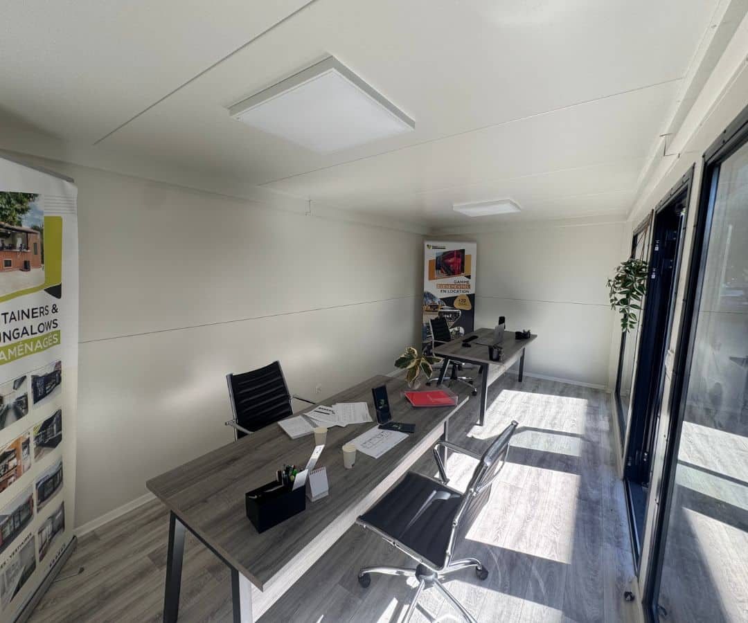 intérieur bulle de vente accueil client