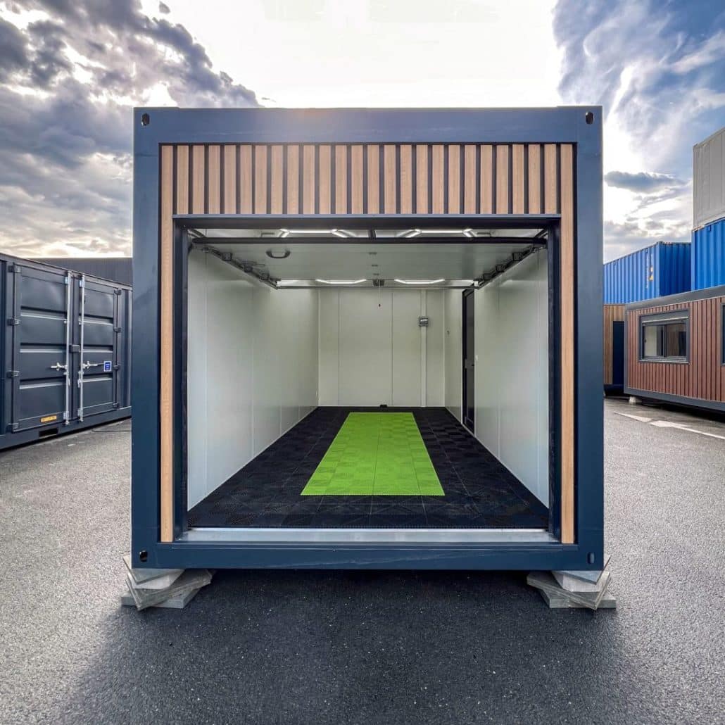 Double garage isolé