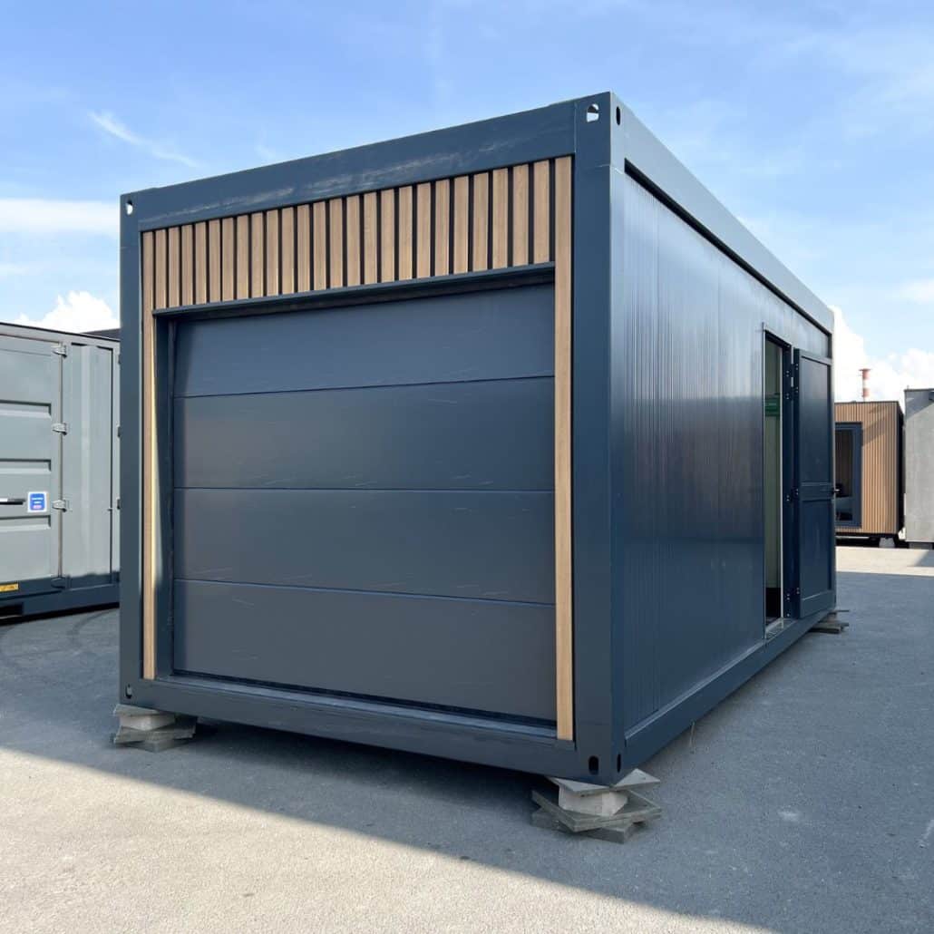 Garage modulaire préfabriqué – Espace professionnel clé en main