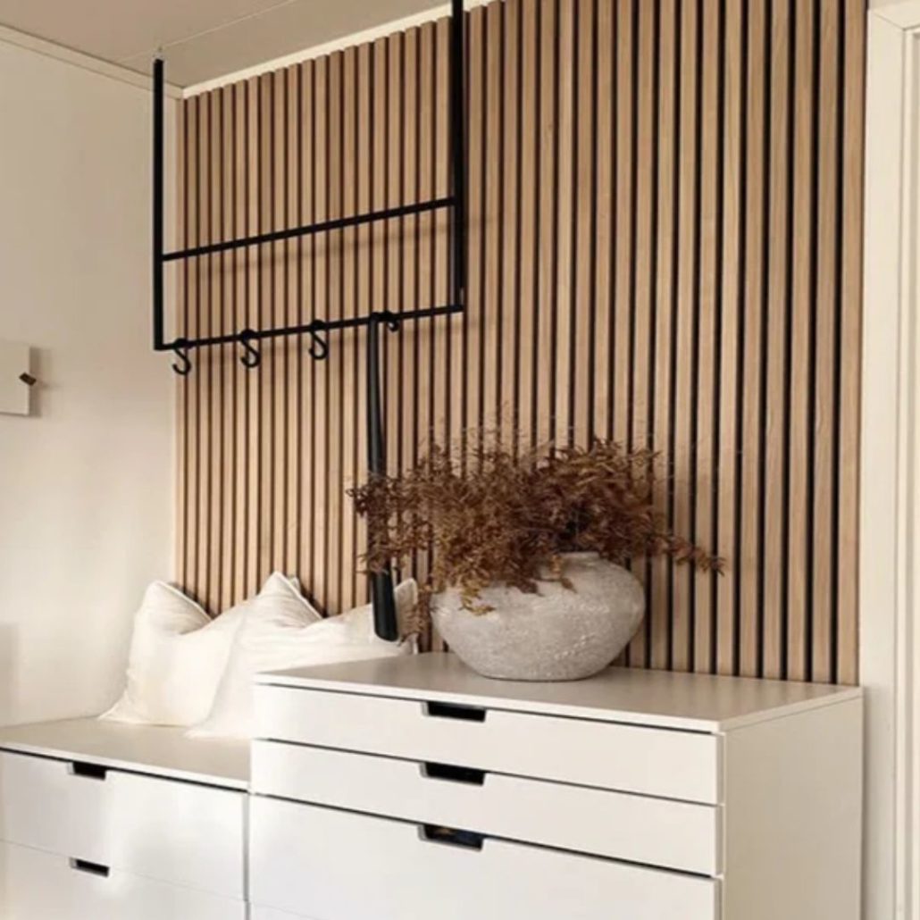 panneaux acoustiques bois clair