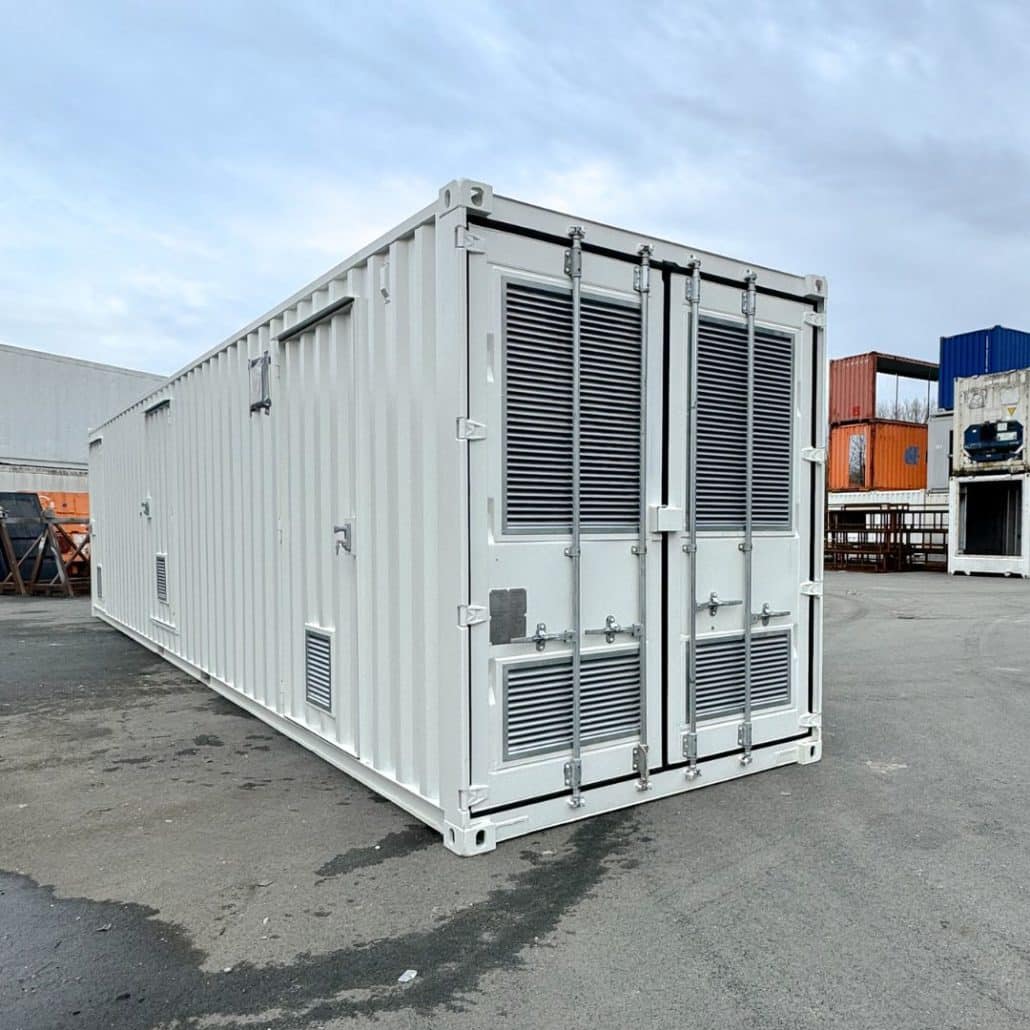 Conteneur shelter pour espace de travail temporaire