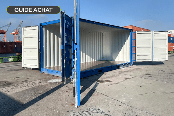 guide achat conteneur maritime open side