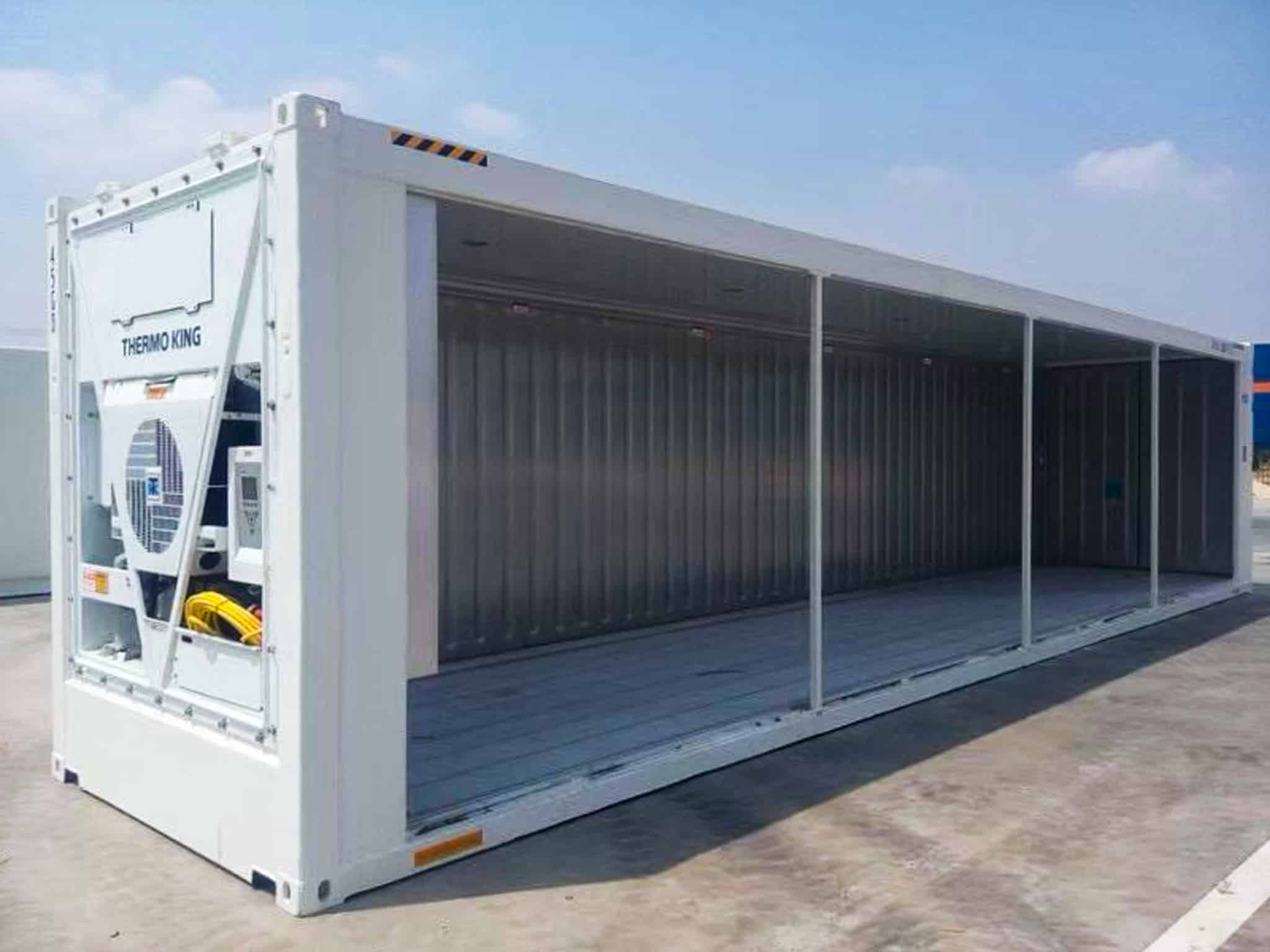Chambre froide container 40 pieds ouverte
