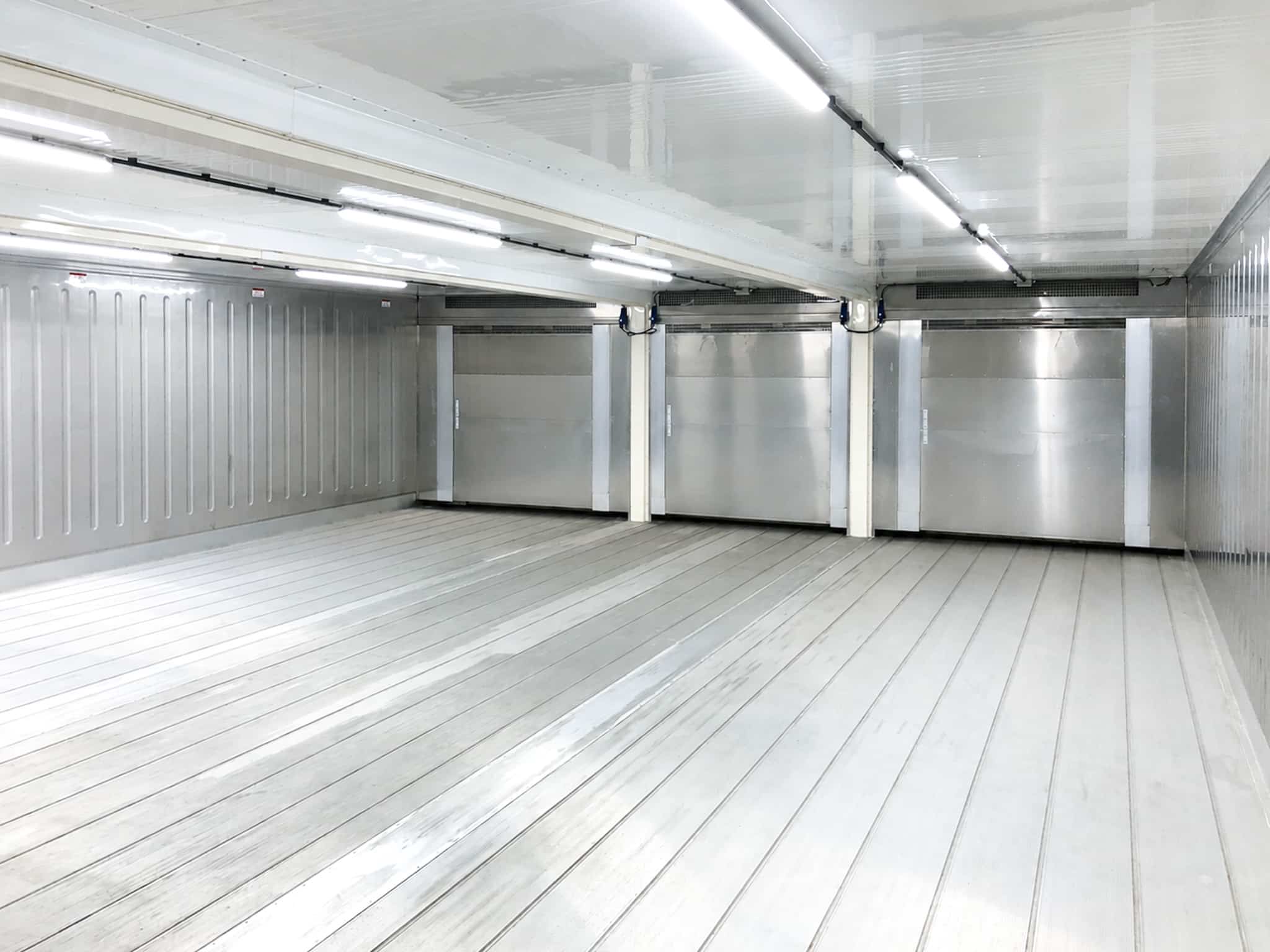 Grande capacité intérieure chambre froide container