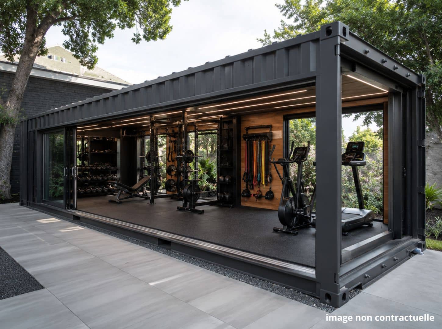 Container salle de sport