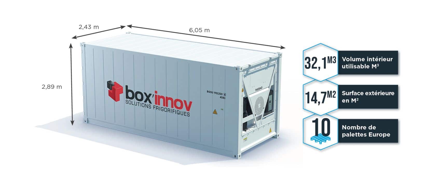 container 20 pieds high cube occasion