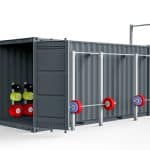 container salle de sport