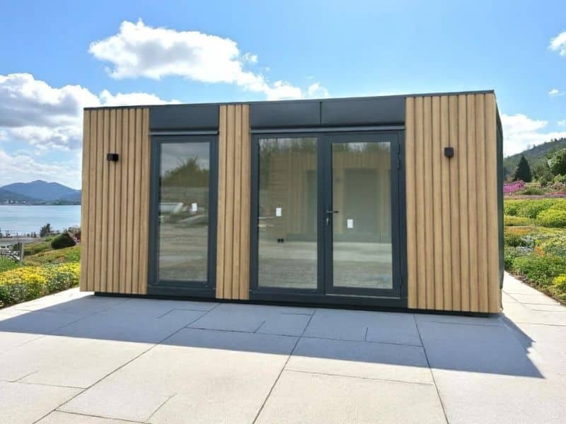 bureau de jardin 20m2 bardage bois