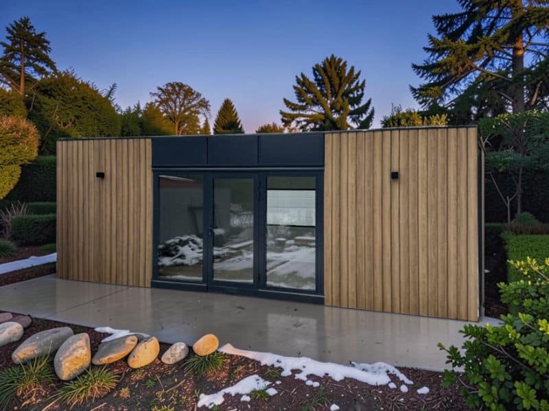 chalet prêt à poser jardin
