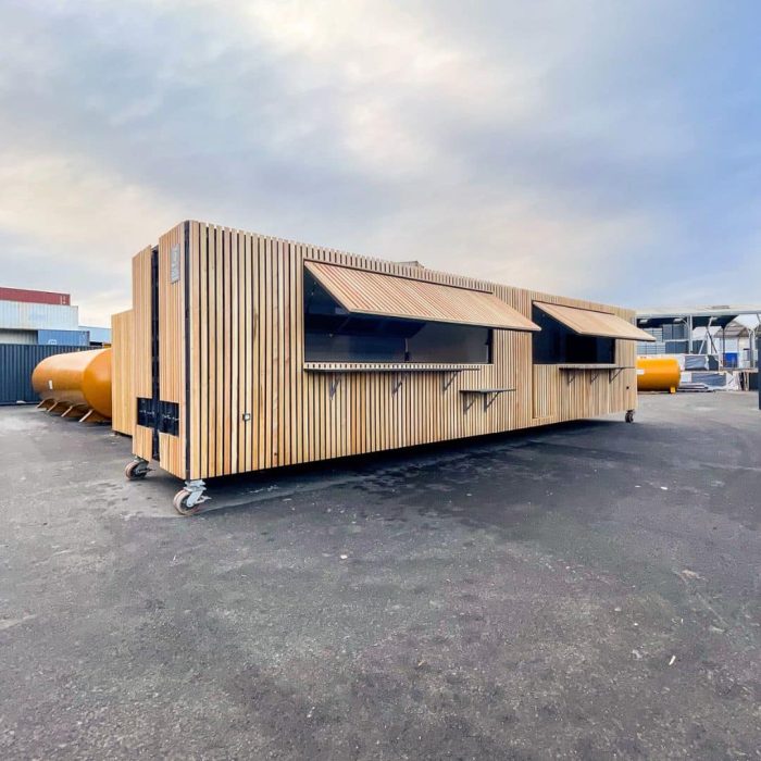 Exemple de container snack pour restauration de rue