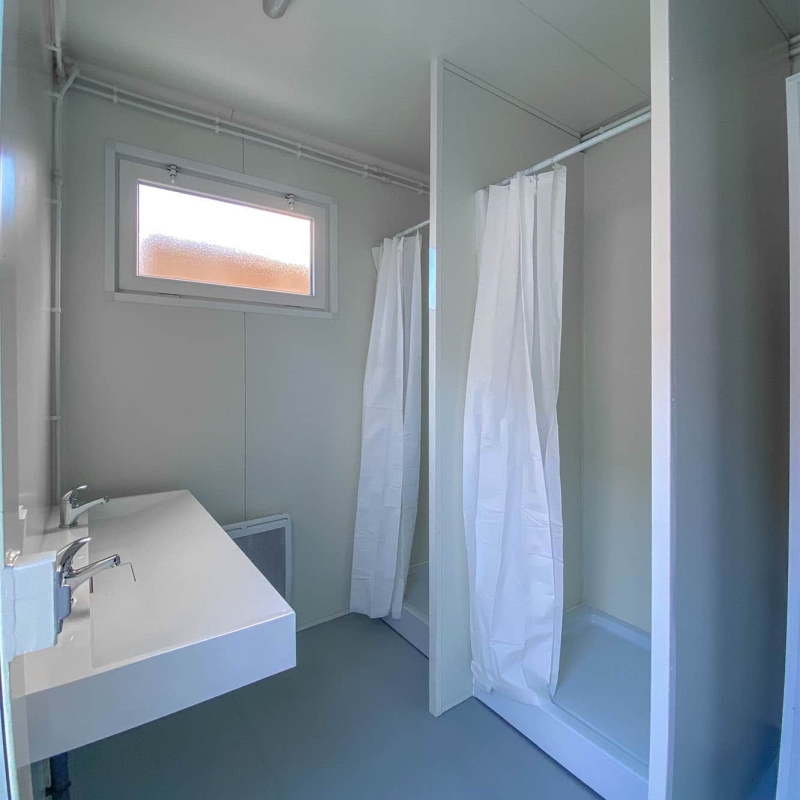 Douches pour base de vie chantier